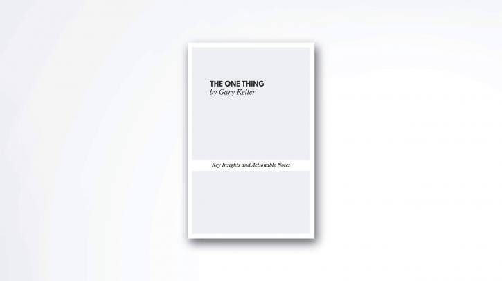 Image for The OneThing book summary with ID of: 3489188