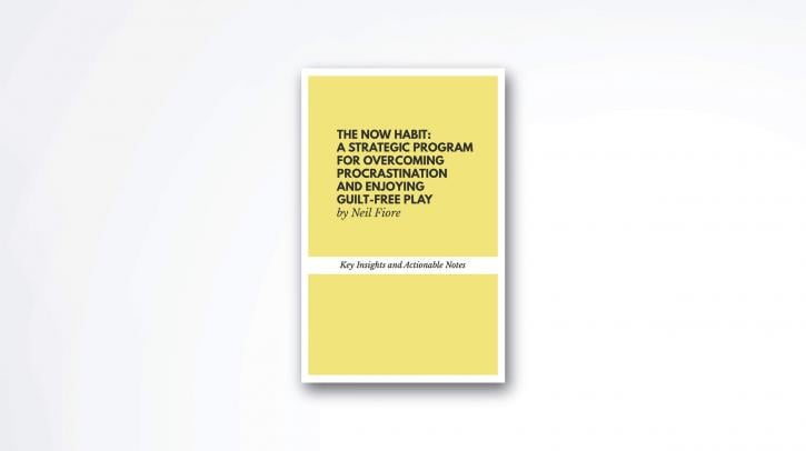 Image for The Now Habit Book summary with ID of: 3489660