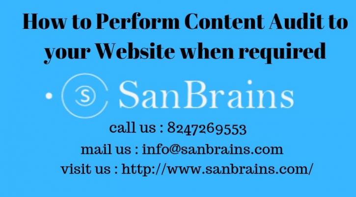 Image for How to Perform Content Audit to your Website when required with ID of: 3500527