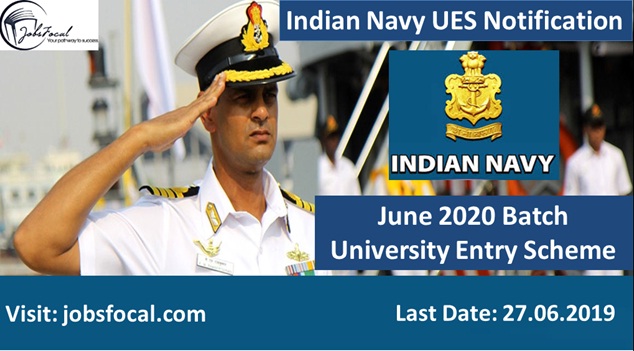 Image for Indian Navy UES Notification 2020 June Batch University Entry Scheme with ID of: 3505896