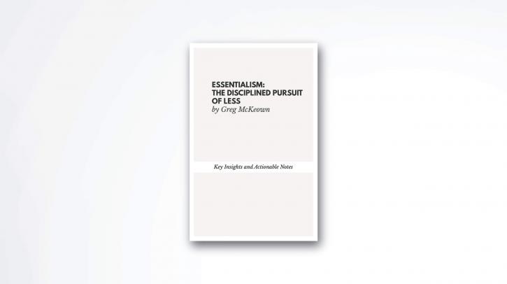 Image for Essentialism book summary with ID of: 3506226