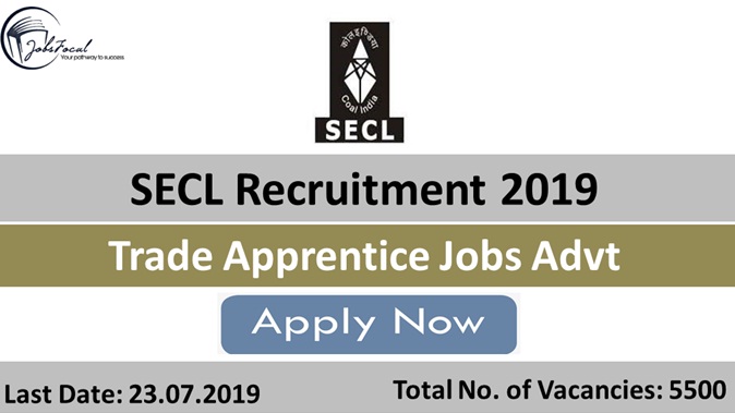 Image for SECL Recruitment 2019 –20 (5500) Trade Apprentice Jobs Advt Apply Now with ID of: 3507222