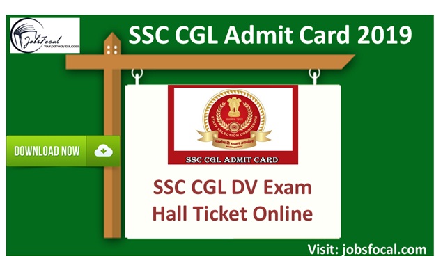 Image for SSC CGL Admit Card 2019 –20 Region Wise DV Exam Hall Ticket Online with ID of: 3523122
