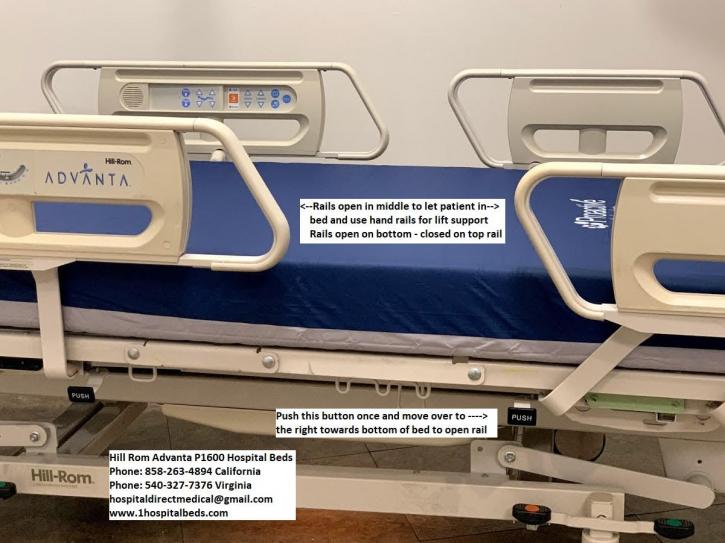 Image for Hill Rom Advanta P1600 Hospital Bed - Irvine with ID of: 3531586