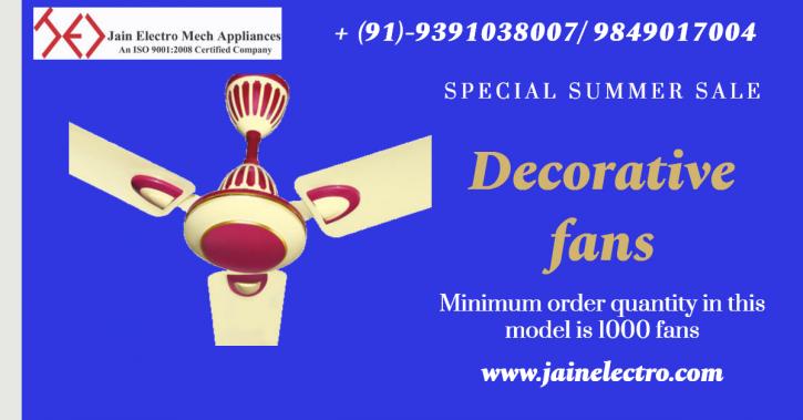 Image for Low Noise Decorative & Designer Ceiling Fans at Affordable Price with ID of: 3538257