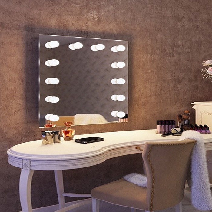 Image for Hollywood Wall Mount Mirror & LED Ring Light with ID of: 3584850