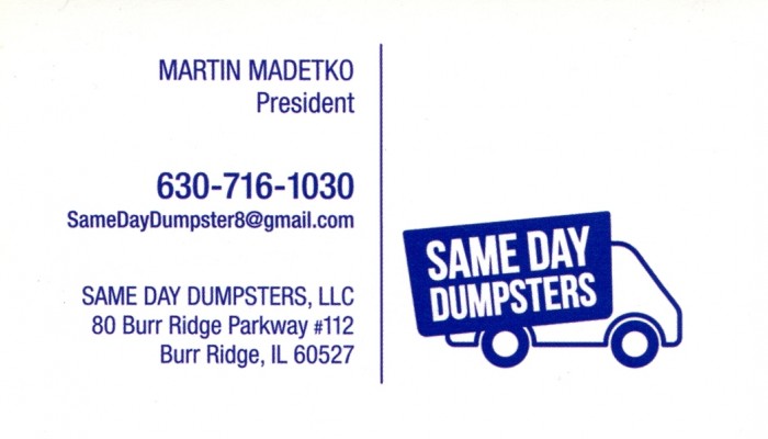 Image for Same Day Dumpsters Rental Mokena with ID of: 3585206