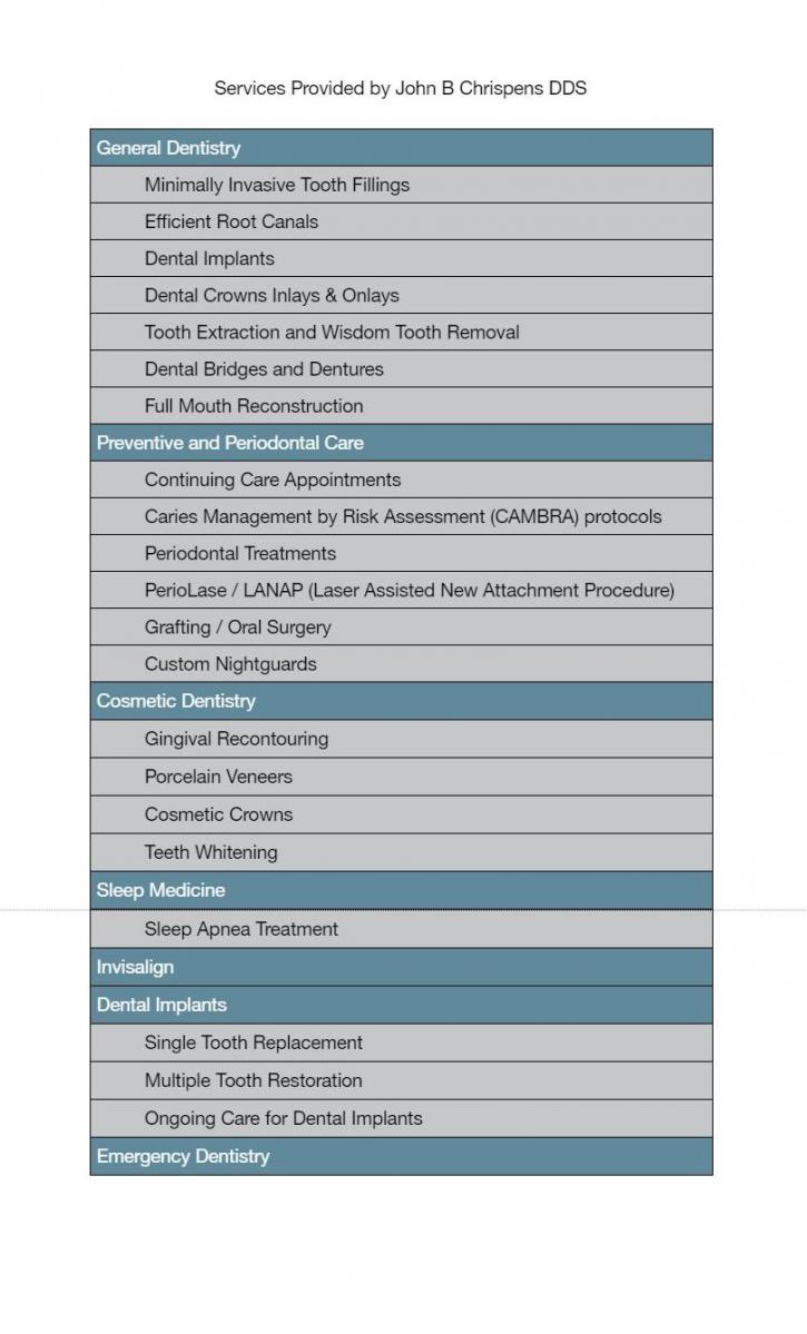 Image for John B Chrispens DDS with ID of: 3589431