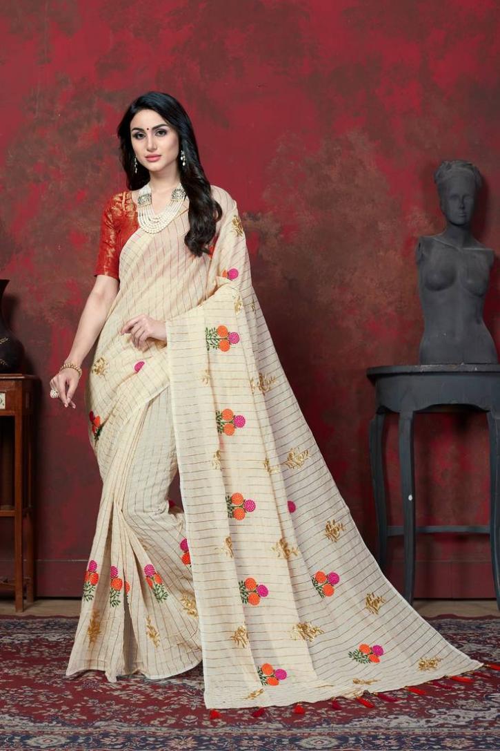 Image for Check Out The Latest Chanderi Saree Collection By Mirraw. with ID of: 3604400