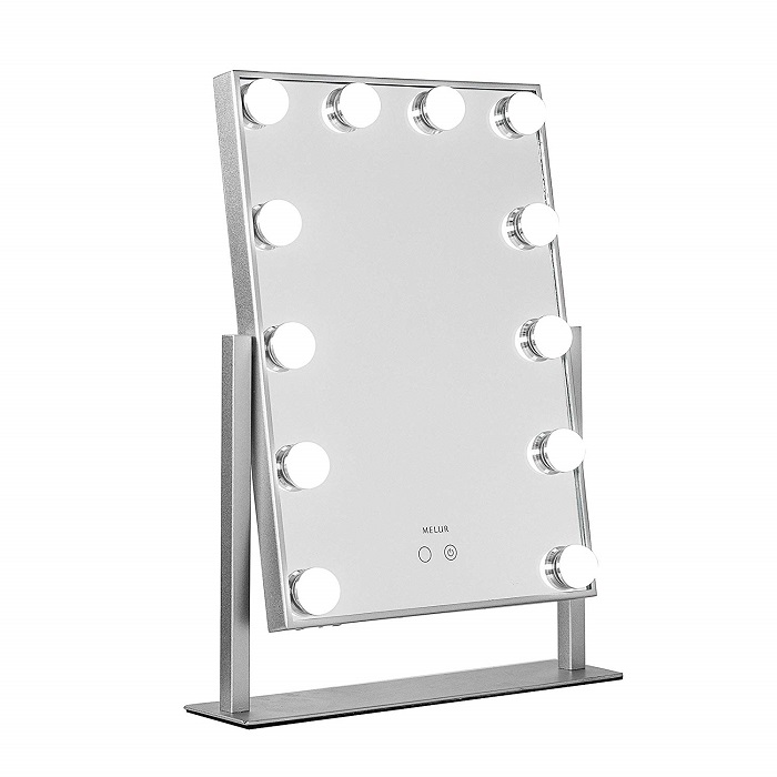 Image for Mirror Silver with LED Lights for Makeup Dressing Table with ID of: 3607941