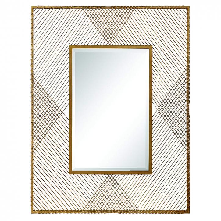 Image for Contemporary Metal Frame Accent Wall Mirror with ID of: 3607955