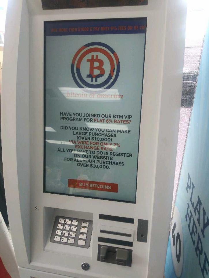 Image for Bitcoin of America ATM with ID of: 3615034