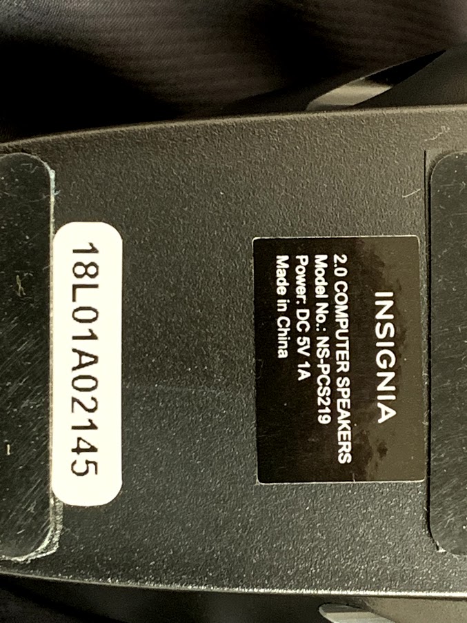 Image for Insignia Speakers Computer Speakers Review with ID of: 3626754