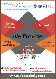 Image for inplant training in coimbatore with ID of: 3637883