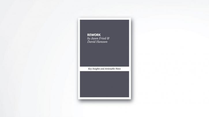 Image for Rework book summary with ID of: 3647805