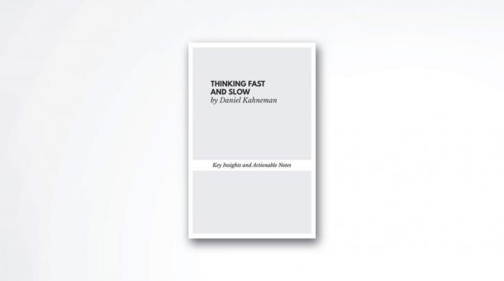 Image for Thinking Fast and Slow book summary with ID of: 3647811