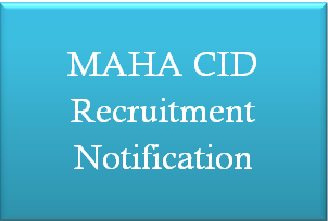 Image for MAHA CID Recruitment Notification with ID of: 3654768