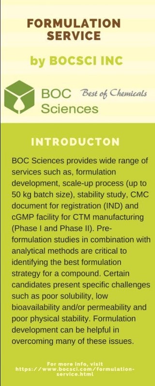 Image for Formulation Service with ID of: 3654966