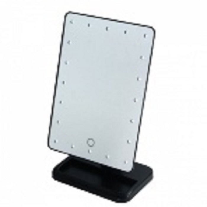 Image for Crown Brush LED Makeup Mirror on Stand Black with ID of: 3656224