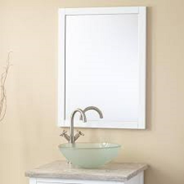 Image for Everett Vanity Mirror White with ID of: 3680319