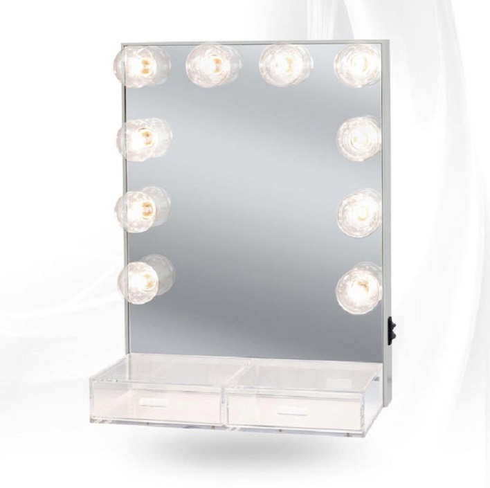 Image for Hollywood Crystal Vanity Mirror With Drawers with ID of: 3684090