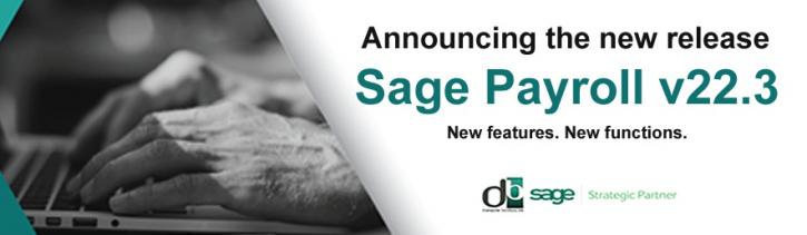 Image for SAGE PAYROLL v22.3 FROM DB COMPUTER SOLUTIONS with ID of: 3686728