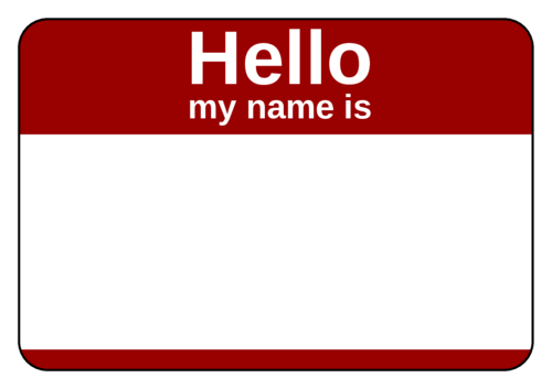 Image for Name Tags with ID of: 3704808