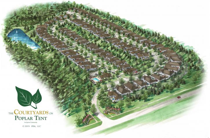 Image for The Courtyards on Poplar Tent, an Epcon Community with ID of: 3724469