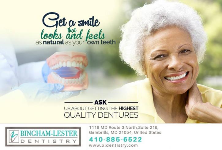 Image for Bingham-Lester Dentistry offers same day denture to Gambrills patients with ID of: 3728865