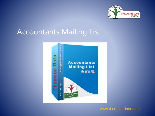 Image for Accountants Mailing List with ID of: 3735627