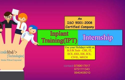 Image for inplant training in coimbatore with ID of: 3750078