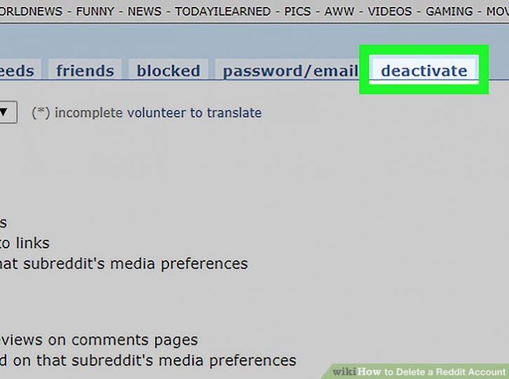 Image for How to Delete Reddit Account with ID of: 3764710
