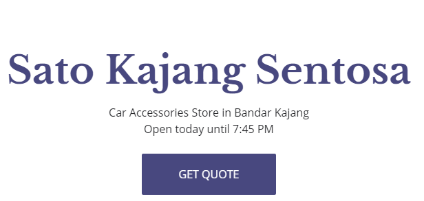 Image for Car Accessories Kajang with ID of: 3784938