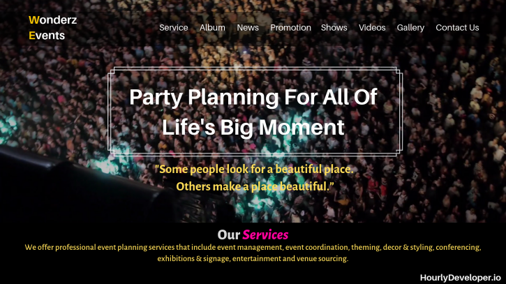 Image for Event Management Web Design Company with ID of: 3785118