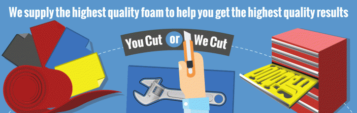 Image for Tool Foam | Toolbox Foam | Tool Control Foam | Custom Tool Box Foam | Foam Custom Cut - Pro Tool Foam with ID of: 3790082