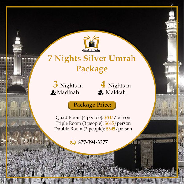Image for 7 Nights Silver Umrah Package with ID of: 3793116