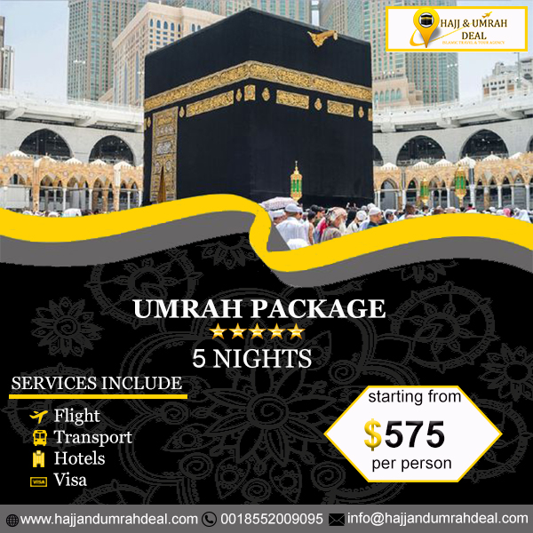 Image for 5 Nights Umrah Package with ID of: 3799143