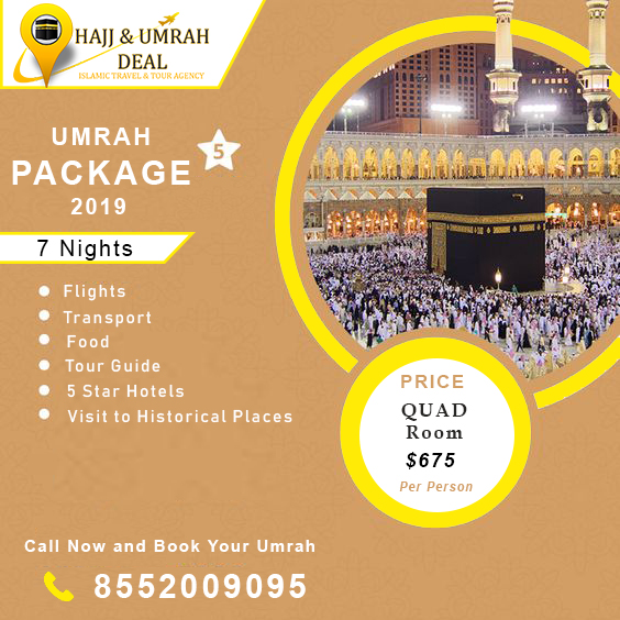 Image for 7 Nights Umrah Package 2019 USA Complete Details with ID of: 3799662