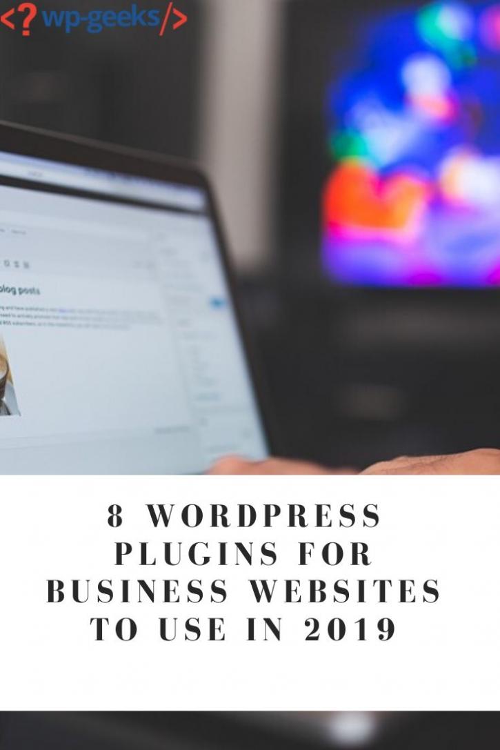 Image for 8 WordPress Plugins For Business Websites To Use In 2019 with ID of: 3812181
