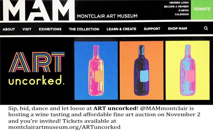 Image for Montclair Art Museum ARTuncorked with ID of: 3828360