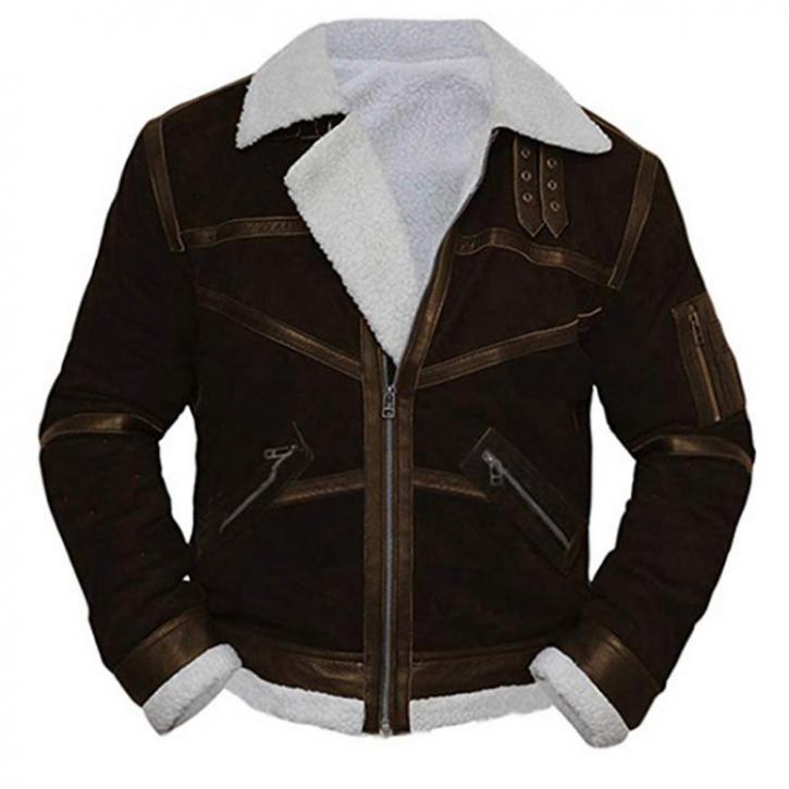Image for Power 50 Cent Brown Shearling Jacket with ID of: 3865605