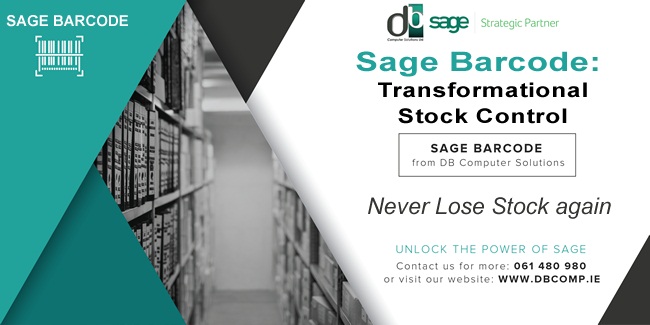 Image for SAGE BARCODE FROM DB COMPUTER SOLUTIONS with ID of: 3868055