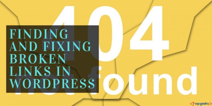 Image for Finding and Fixing Broken Links in WordPress with ID of: 3879302
