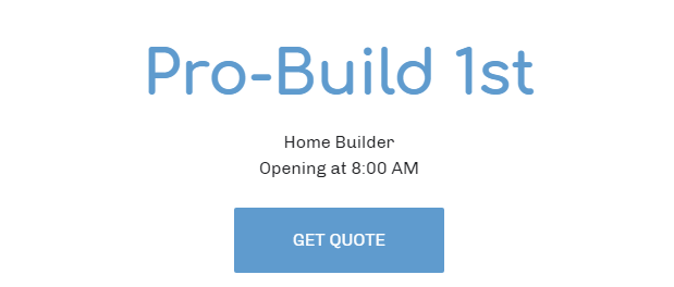 Image for Pro-Build 1st with ID of: 3948670