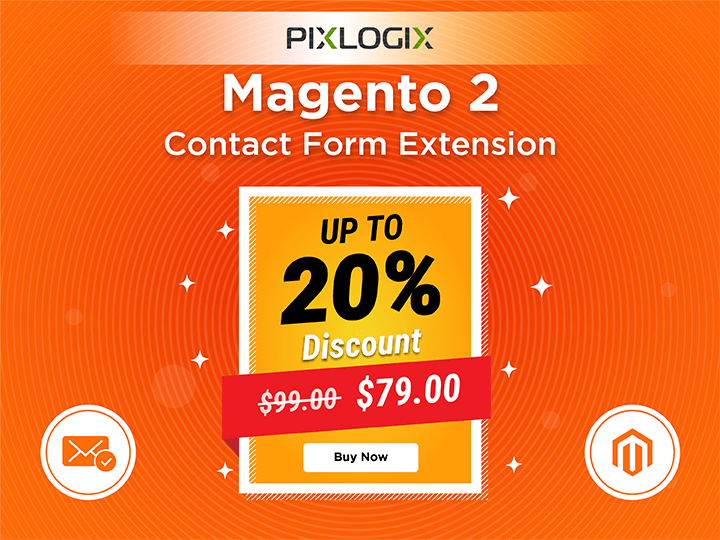 Image for Year 2020 offer with 20% Discount on Magento 2 Contact Form Extension with ID of: 3985703