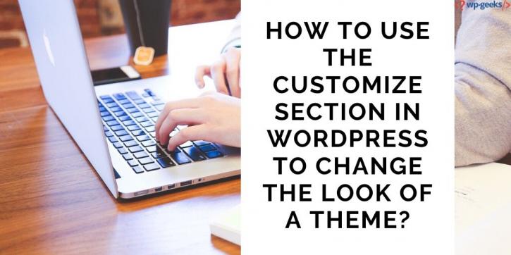 Image for How to Use the Customize Section in WordPress to Change the Look of a Theme? with ID of: 4013722