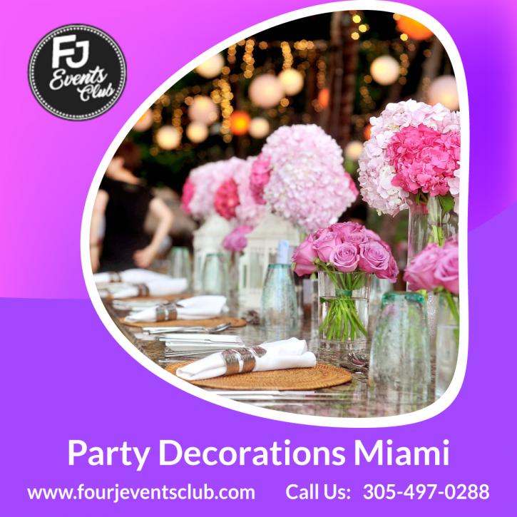 Image for Party Decorations Miami with ID of: 4047155