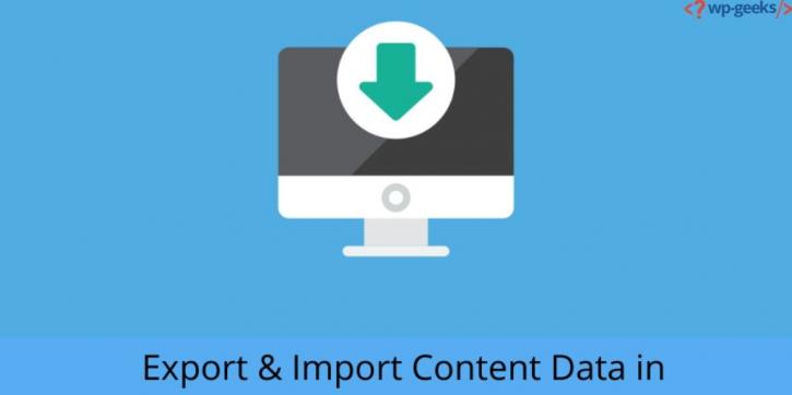 Image for How to export and import content data in WordPress? with ID of: 4086587
