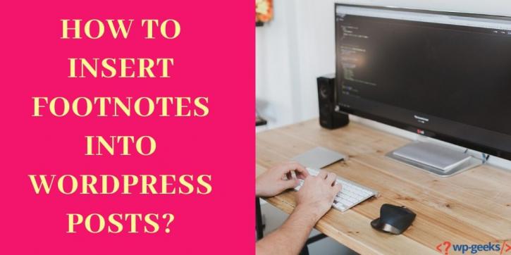Image for How to insert Footnotes into WordPress posts? with ID of: 4092962