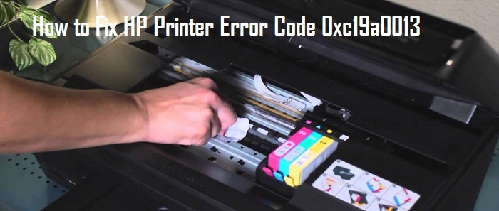 Image for HP Printer Error Code 0xc19a0013 with ID of: 4110195